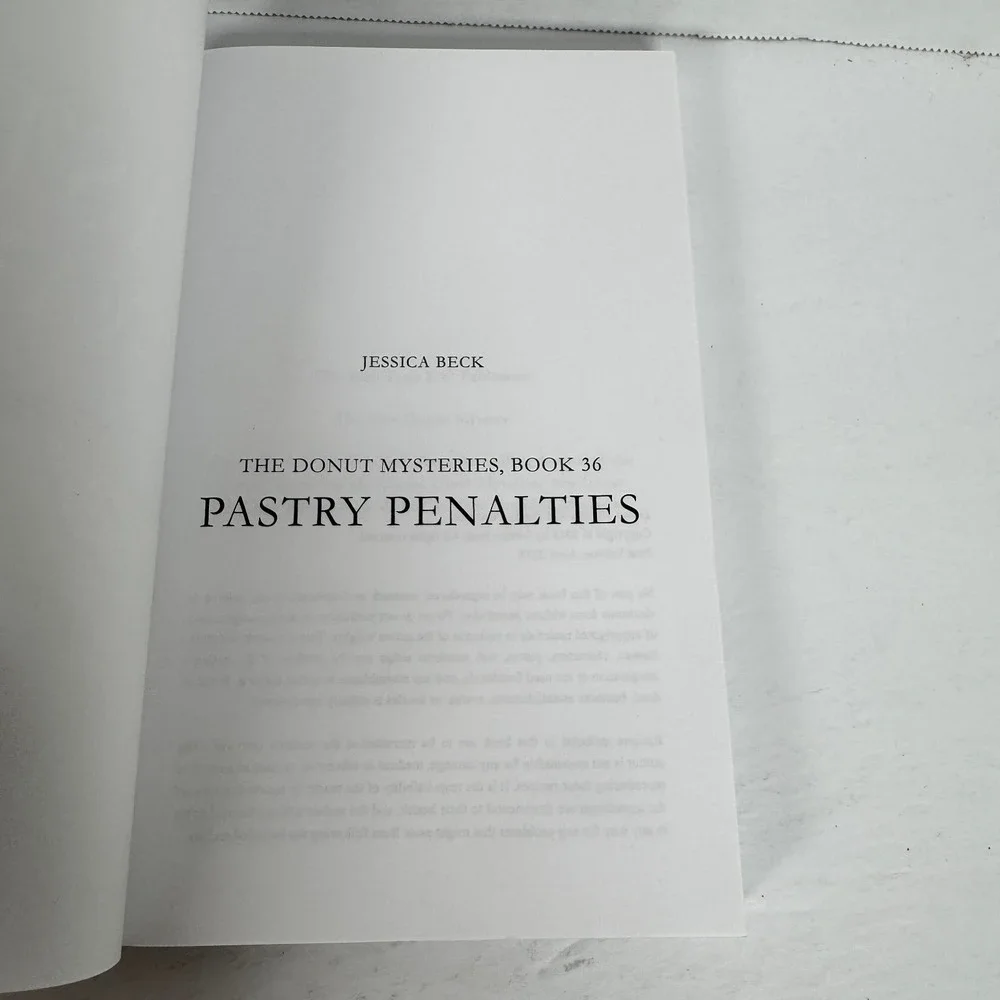 Donut Mysteries Lot Jessica Beck 2016-2018‎ First Edition 3 Books Recipes